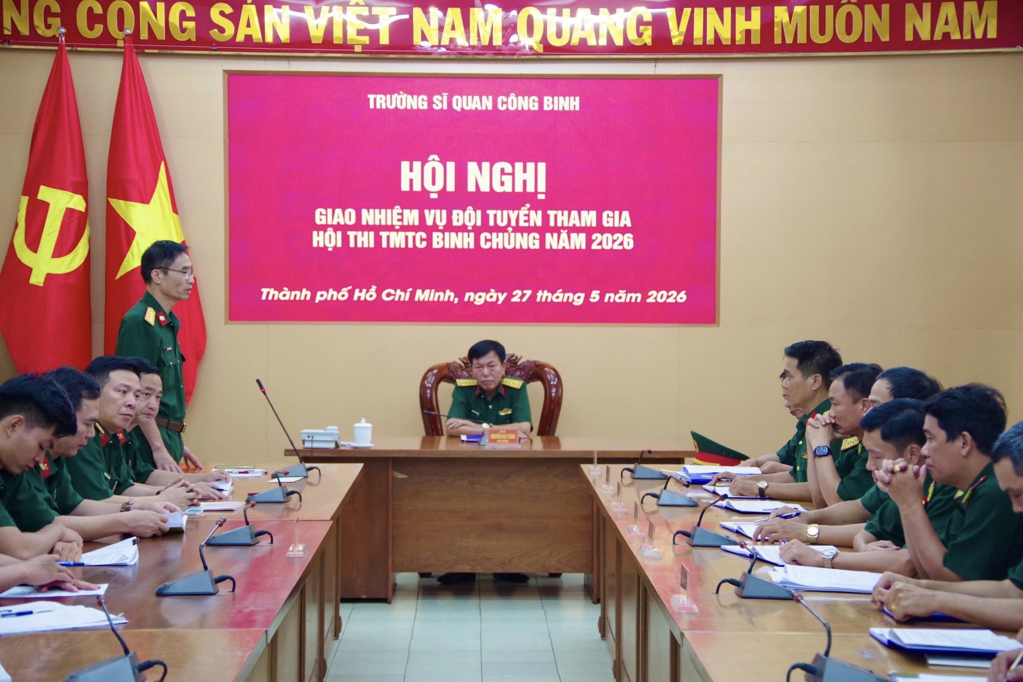 TIẾP LỬA QUYẾT TÂM – SẴN SÀNG CHINH PHỤC HỘI THI THAM MƯU TÁC CHIẾN CẤP BINH CHỦNG NĂM 2026