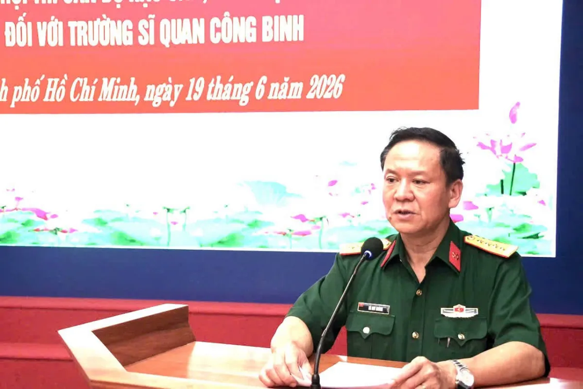 BINH CHỦNG CÔNG BINH KIỂM TRA HỘI THI CÁN BỘ HẬU CẦN, KỸ THUẬT NĂM 2026 TẠI TRƯỜNG SĨ QUAN CÔNG BINH