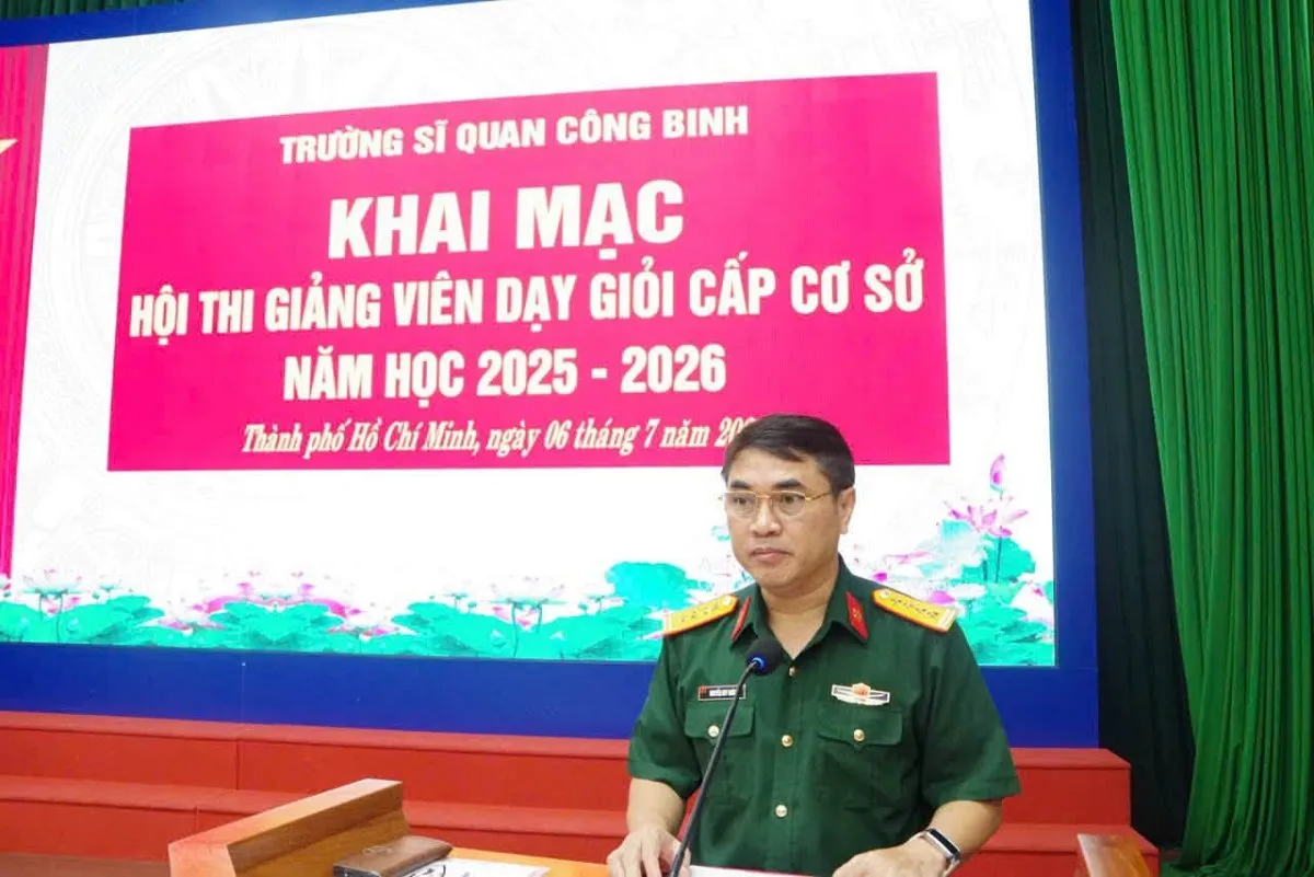 KHAI MẠC HỘI THI GIẢNG VIÊN DẠY GIỎI CẤP CƠ SỞ NĂM HỌC 2025 - 2026