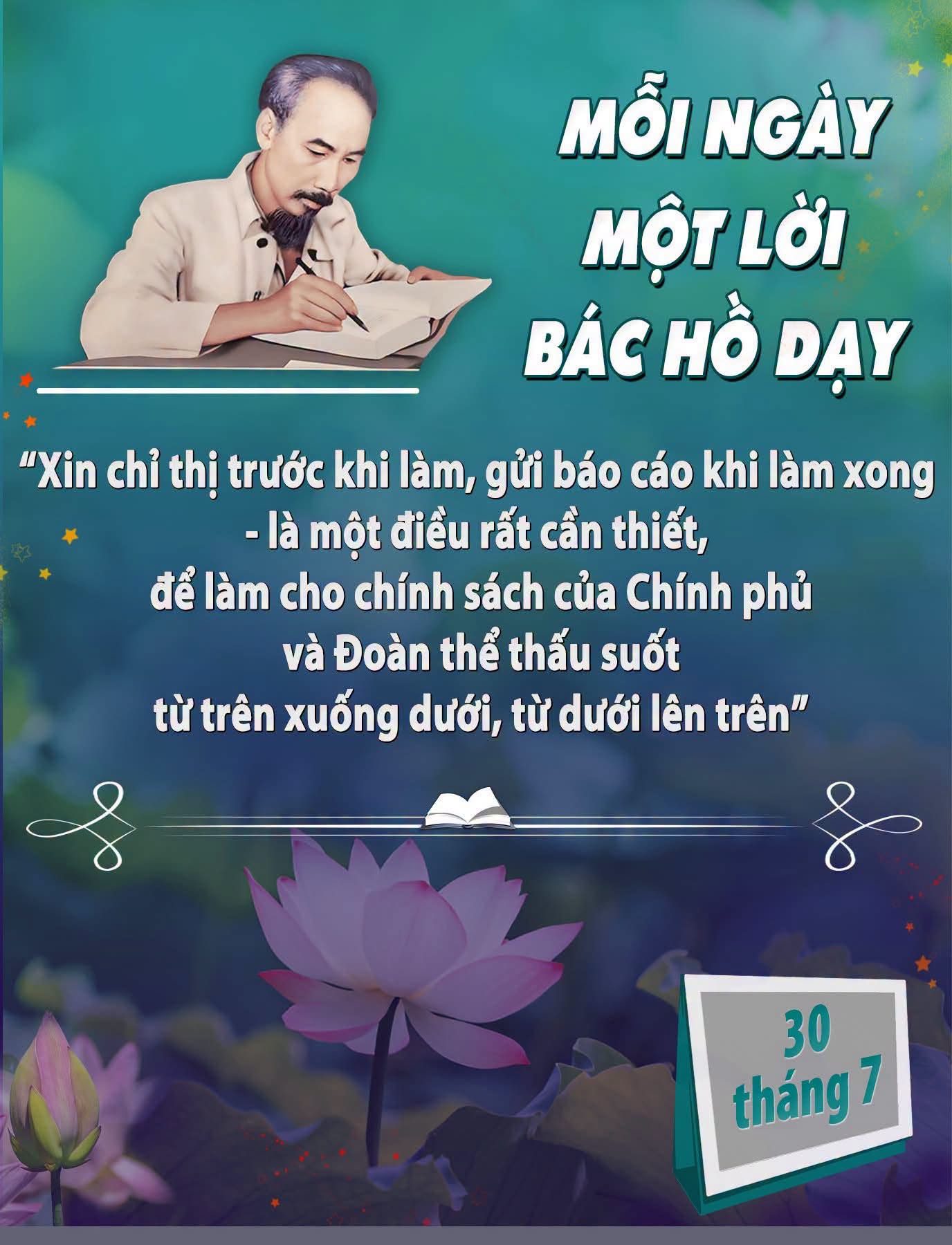 Mỗi ngày một lời Bác dạy banner