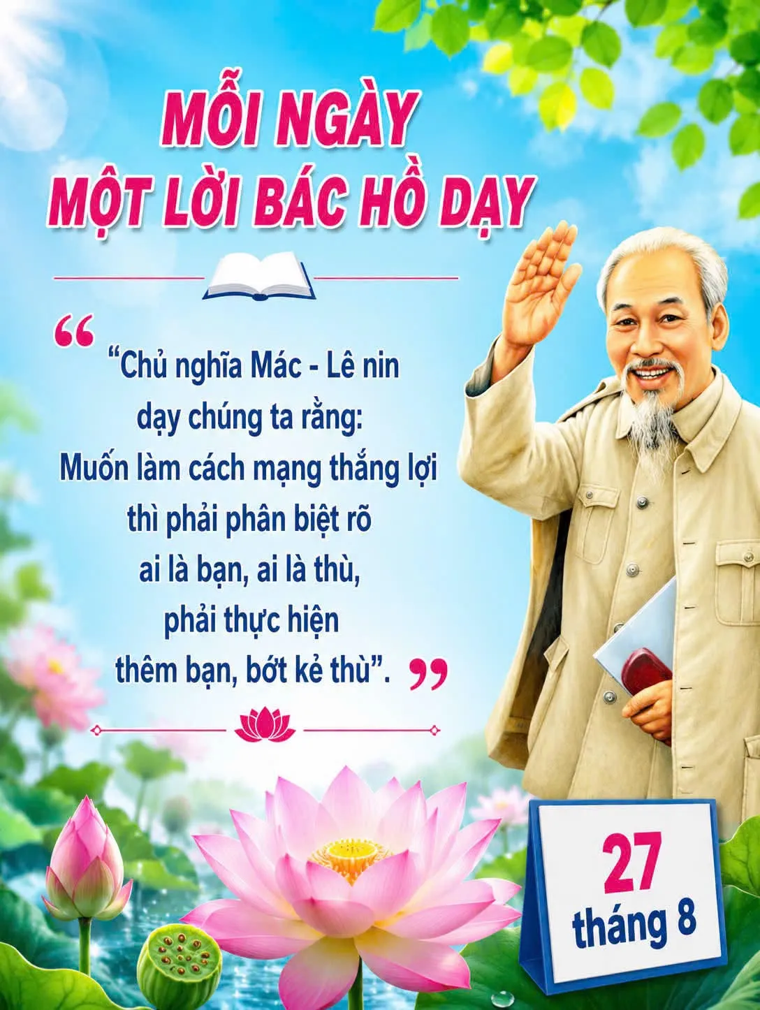 Mỗi ngày một lời Bác dạy banner