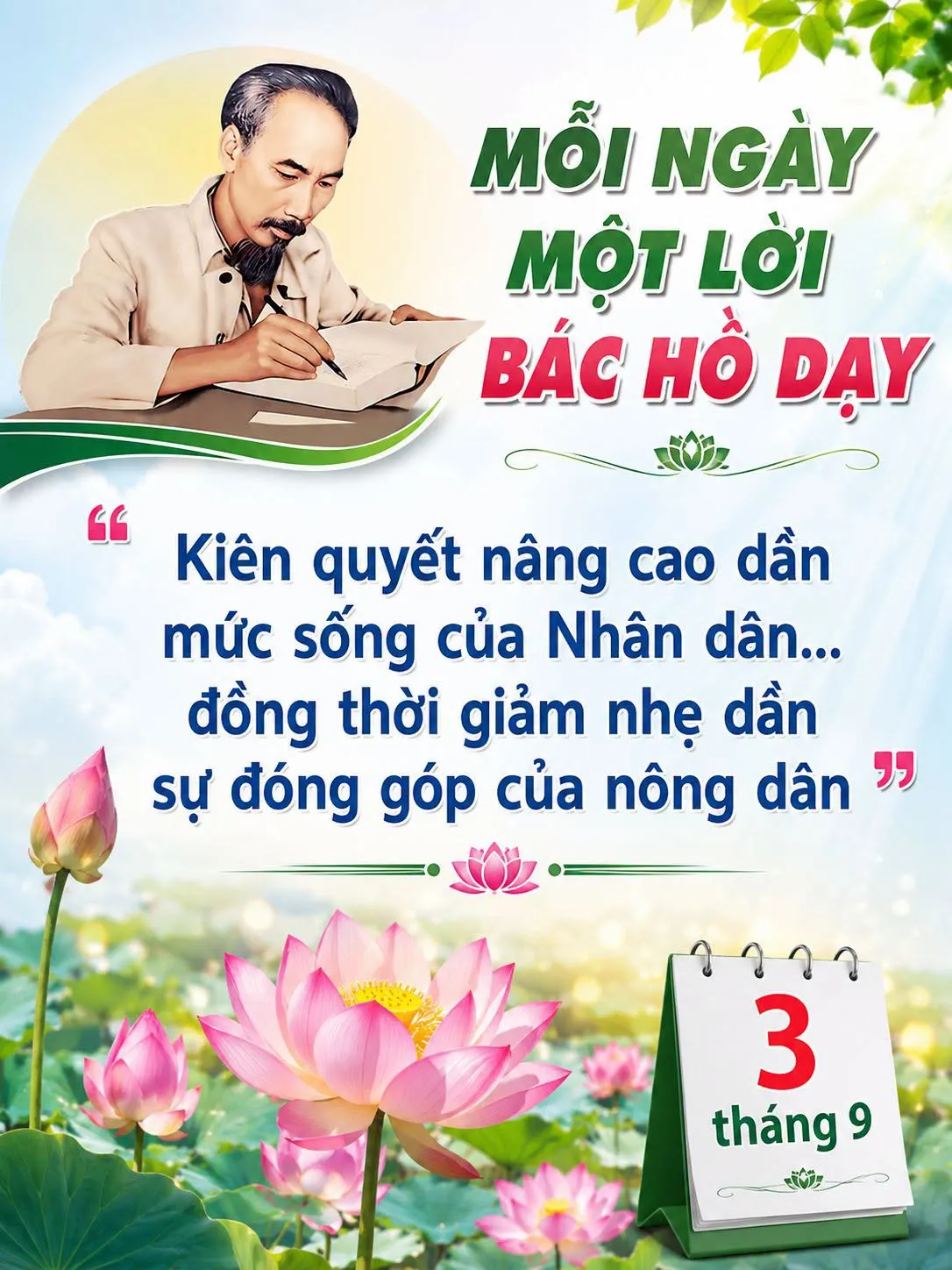 Mỗi ngày một lời Bác dạy banner
