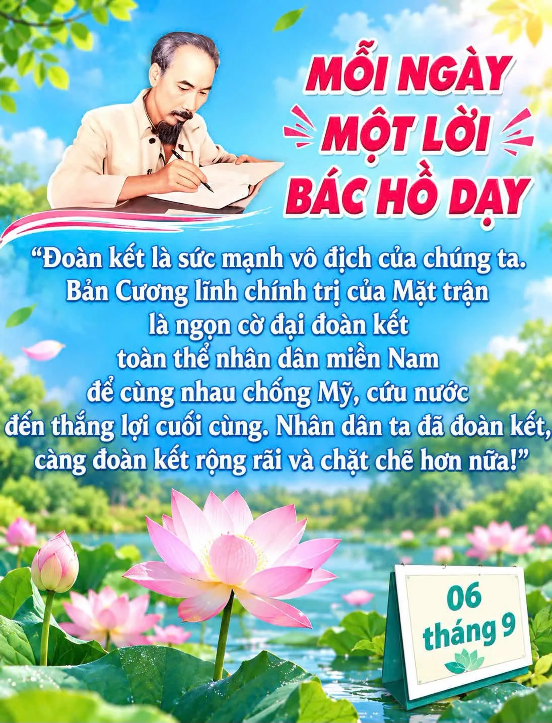 Mỗi ngày một lời Bác dạy banner