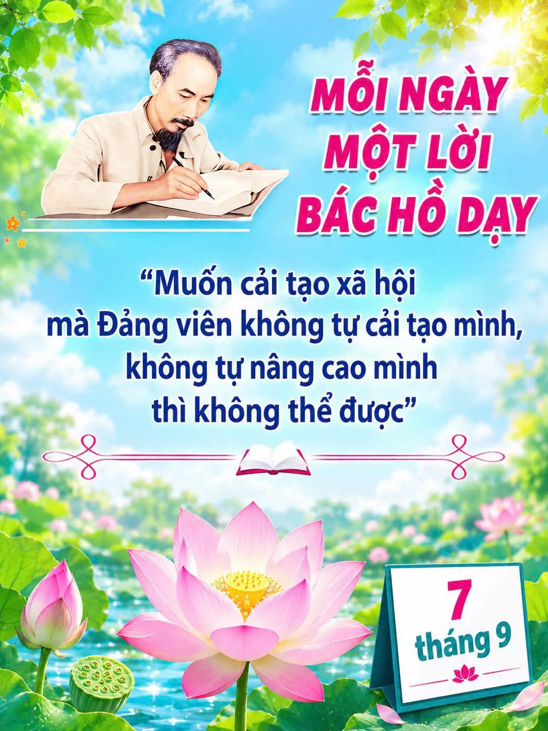 Mỗi ngày một lời Bác dạy banner