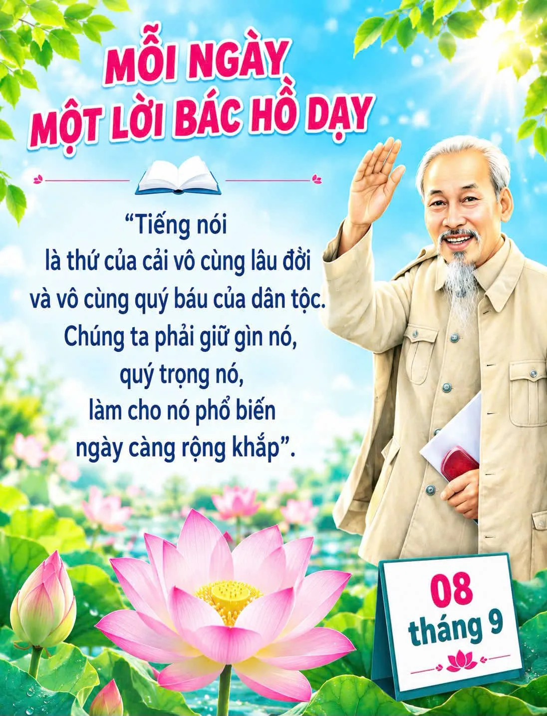 Mỗi ngày một lời Bác dạy banner