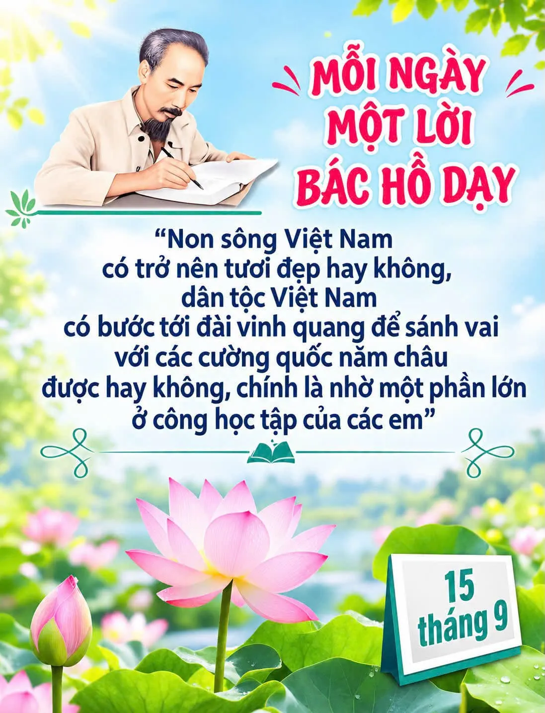 Mỗi ngày một lời Bác dạy banner